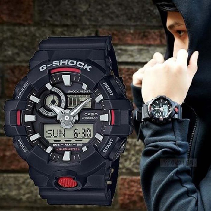خرید ساعت مچی مردانه کاسیو جی شاک مدل Casio G-SHOK GA-700-1ADR