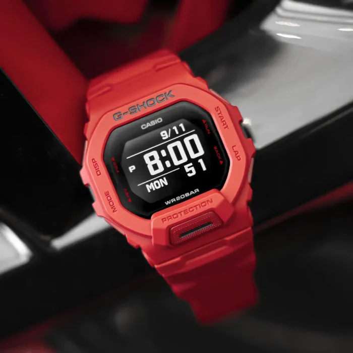 خرید ساعت مچی مردانه کاسیو جی شاک مدل CASIO GBD-200RD-4DR