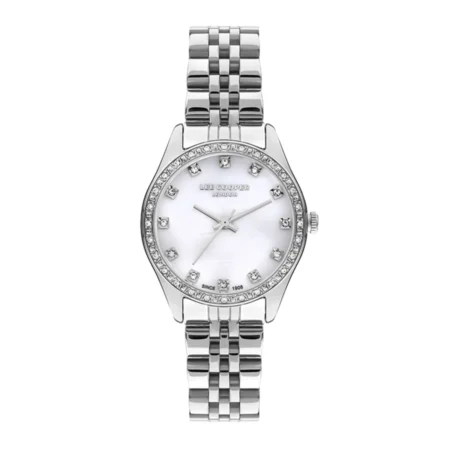 ساعت مچی نقره ای زنانه برند لی کوپر مدل LC07818.320