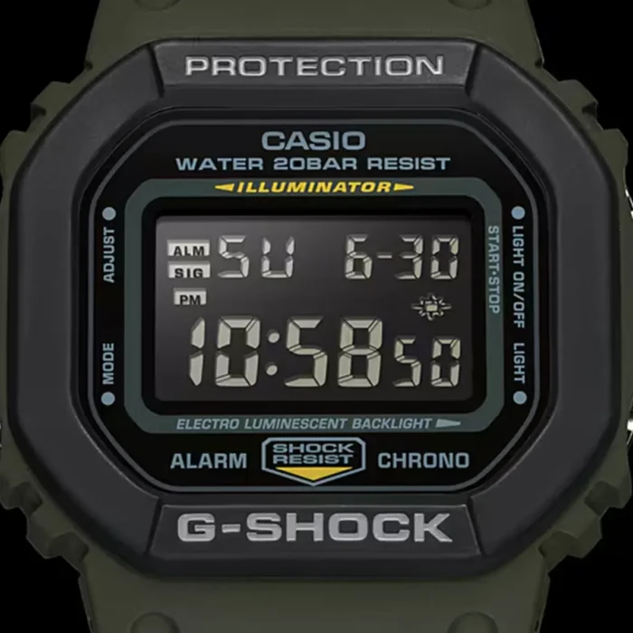 صفحه ساعت مچی جی شاک مدل G-SHOCK DW-5610SU-3