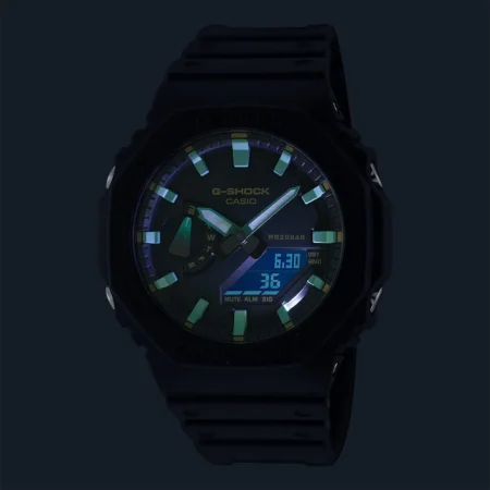 ویژگی ساعت مچی جی شاک مدل G-SHOCK GA-2100RC-1ADR