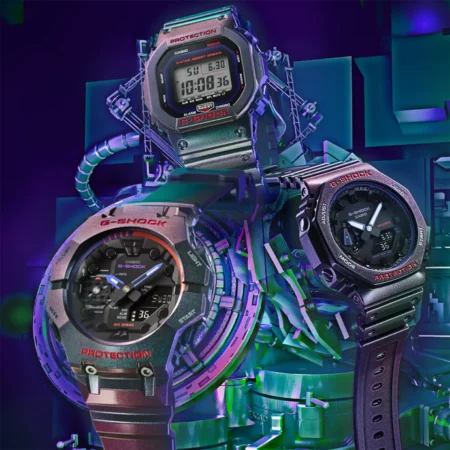 انواع ساعت مچی جی شاک مدل G-SHOCK GA-B001AH-6ADR