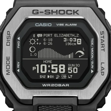 صفحه دیجیتال ساعت مچی مردانه کاسیو جی شاک مدل Casio G-SHOCK GBX-100TT-8DR