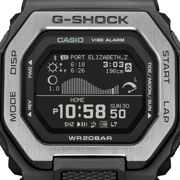 صفحه دیجیتال ساعت مچی مردانه کاسیو جی شاک مدل Casio G-SHOCK GBX-100TT-8DR