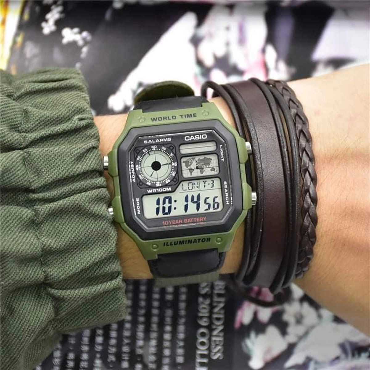 ساعت مچی اسپرت کاسیو مدل Casio AE-1200WHB-3BV - Image 5