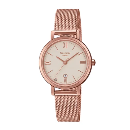 ساعت مچی زنانه شین کاسیو CASIO SHEEN SHE-4540CGM-4AUDF