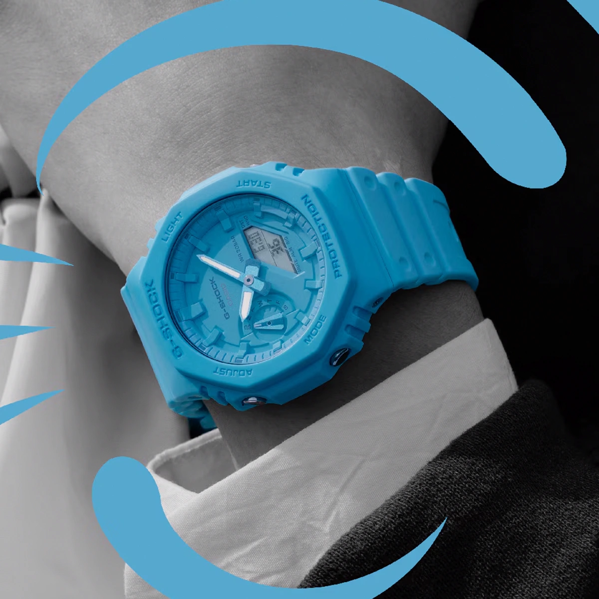 ساعت مچی مردانه کاسیو جی شاک مدل Casio G-SHOCK GA-2100-2A2 - Image 6