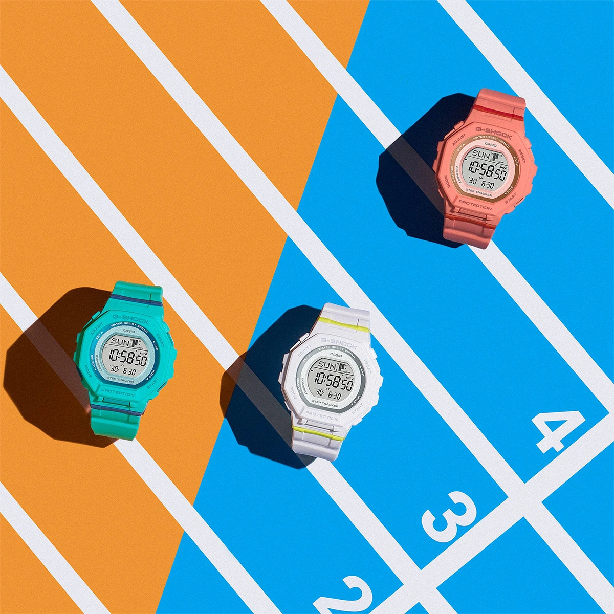 ساعت مچی زنانه کاسیو جی شاک مدل Casio G-SHOCK GMD-B300SC-4 - Image 4